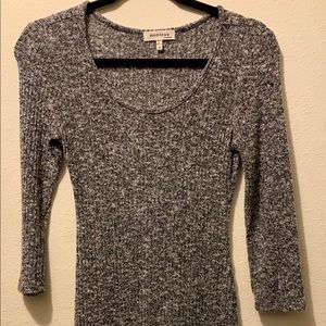 Grey Stone wash Long Sleeve Dress